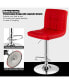 Фото #10 товара Adjustable Swivel Bar Stool Counter Height Bar Chair PU Leather
