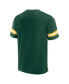 Men's Green Green Bay Packers Jersey Tackle V-Neck T-shirt Зеленый, L - фото #3