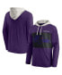 Фото #1 товара Men's Purple Baltimore Ravens Long Sleeve Hoodie T-shirt