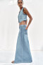 Фото #3 товара Длинная юбка z1975 с накладными карманами ZARA