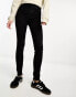 Monki Oki high waist skinny jeans in black