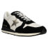 Фото #2 товара Vintage Havana Rock 10 Metallic Lace Up Womens Black, Gold, White Sneakers Casu