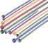 Conrad Electronic SE Conrad 1570835 - Hook & loop cable tie - Blue - Green - Red - Yellow - 9 cm - -40 - 85 °C - 30 cm - 2.5 mm