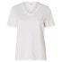 Фото #3 товара SELECTED Essential short sleeve v neck T-shirt