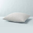 Фото #3 товара Euro Solid Texture Matelassé Pillow Sham Jet Gray - Hearth & Hand with Magnolia