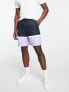 Farah Murphy cut and sew shorts in navy