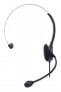 Фото #9 товара Manhattan Mono USB-Headset - Ohraufliegendes Design (On-Ear) - Ohrmuschel einseitig - kabelgebunden - USB-A-Stecker - integrierte Lautstärkeregelung - verstellbares Mikrofon - schwarz - Kopfhörer - Kopfband - Büro/Callcenter - Schwarz - Monophon - Knopf