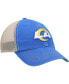 ფოტო #3 პროდუქტის Men's Royal, Natural Los Angeles Rams La Trawler Trucker Clean Up Snapback Hat