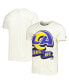 ფოტო #4 პროდუქტის Men's Cream Los Angeles Rams Sideline Chrome T-shirt