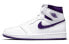 Кроссовки Nike Air Jordan 1 Retro High Court Purple (Белый)