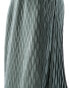 Y.A.S plisse column maxi skirt in grey