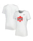 ფოტო #1 პროდუქტის Women's White Canada Soccer Legend Performance T-shirt