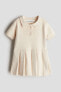 Fine-knit Cotton Dress