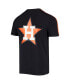 Фото #2 товара Men's Navy, Orange Houston Astros Taping T-shirt