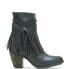 Фото #1 товара Harley-Davidson Retta D83985 Womens Black Leather Ankle & Booties Boots 6.5