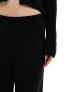 ASOS DESIGN knitted wide leg trouser co-ord