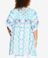 Фото #2 товара Plus Size Retreat Beaded Tunic Top