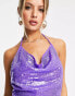 Фото #3 товара 4th & Reckless sequin mini dress in purple