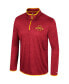 ფოტო #2 პროდუქტის Men's Crimson Iowa State Cyclones Wright Quarter-Zip Windshirt