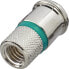 Renkforce 0403336 - Silver - F plug - 1 pc(s) - 6 mm