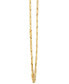 Фото #3 товара Italian Gold beveled Mariner Link 20" Chain Link Necklace in 10k Gold