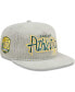 Men's Gray Oakland Athletics Corduroy Golfer Adjustable Hat