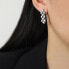 Modern steel earrings VAAXF060S