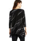 Фото #2 товара Women's 3/4 Sleeve High-Low Tunic, Created for Macy's