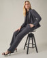 Фото #7 товара Women's Two-Button Pinstripe Blazer