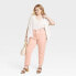Фото #2 товара Women's High-Rise 90's Slim Straight Jeans - Universal Thread Pink 30