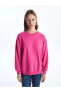 Фото #1 товара Bisiklet Yaka Oversize Kadın Sweatshirt