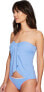 Vince Camuto Women's Draped Bandini Top with Removable Straps Swimsuit Sz. S