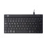 Фото #5 товара R-Go Compact Break R-Go ergonomic keyboard QWERTZ (DE) - wired - black - Mini - Wired - USB - QWERTY - Black
