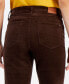 ფოტო #5 პროდუქტის Women's Straight-Leg Cropped Corduroy Pants