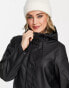 Фото #8 товара Vero Moda hooded rain jacket in black