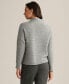 Фото #3 товара Women's Ribbed Knit Mock Neck Sweater