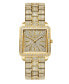 ფოტო #1 პროდუქტის Women's Cristal 18k Gold-plated Stainless Steel Watch, 28mm