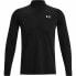 Футболка с длинным рукавом мужская Under Armour STR Zip Чёрный