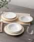 Фото #8 товара Rochelle Gold Set of 4 Dinner Plates, Service For 4