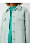 Фото #58 товара Куртка Koton Oversize Shirt Collar Long Sleeve Pocket Detail