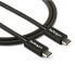 Фото #4 товара 0.8 m (2.7 ft.) Thunderbolt 3 to Thunderbolt 3 Cable - 40Gbps - Male - Male - 0.8 m - Black - Nickel - 40 Gbit/s