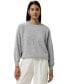 Фото #1 товара Women's Brushed Cashmere Pullover Sweater for Women