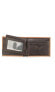 Men's Cloudy Contrast Passcase Leather Wallet