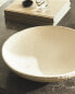 Rough-texture ceramic tray