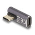 Фото #2 товара Delock USB Adapter 40 Gbps Type-C PD 3.0 100 W Stecker zu Buchse gedreht gewinkelt