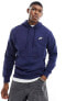 Фото #1 товара Nike Club hoodie in navy