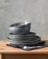 Studio Grey 4 Piece Medium Coupe Plate Set