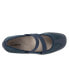 Фото #8 товара Trotters Josie T1761-420 Womens Blue Extra Wide Mary Jane Flats Shoes