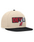 Men's Cream/Black New Jersey Devils Goalaso Snapback Hat Cream, Black, OS - фото #2