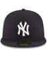 ფოტო #2 პროდუქტის Men's Navy New York Yankees World Series Wool Team 59FIFTY Fitted Hat